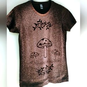 Hand Bleached one of a kind Women's size small T-shirt